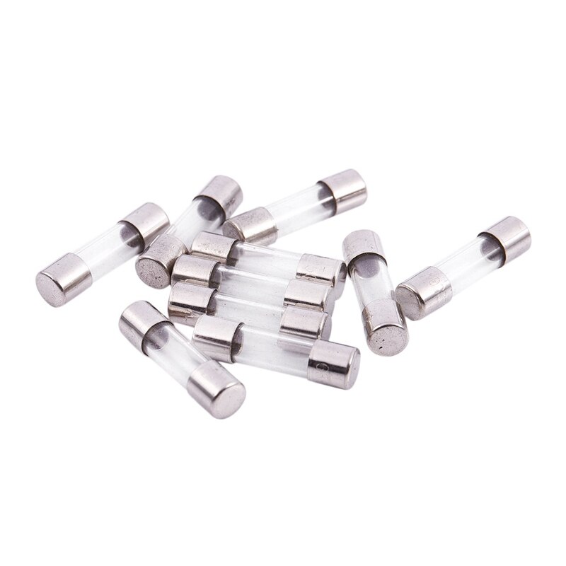 10 pieces shot fast fuse glass tube type 5x20mm 250v 63ma