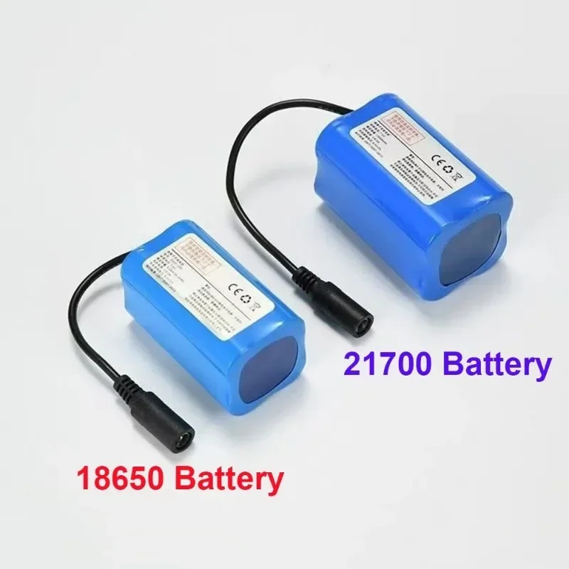 100% 7.4V 12000mAh 21700 Li-ion Battery For T188 T888 -5 V007 C18 H18 RC Fishing Bait Boat accessories