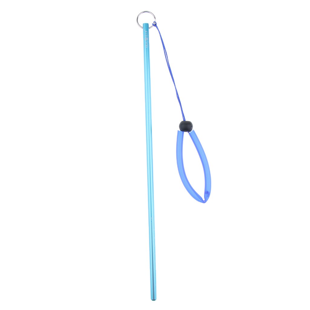 34cm/ 13.4 &quot;esca da pesca in lega di alluminio ultraleggera Scuba Diving subacquea aragosta Stick puntatore asta con cinturino da polso girevole: Blue