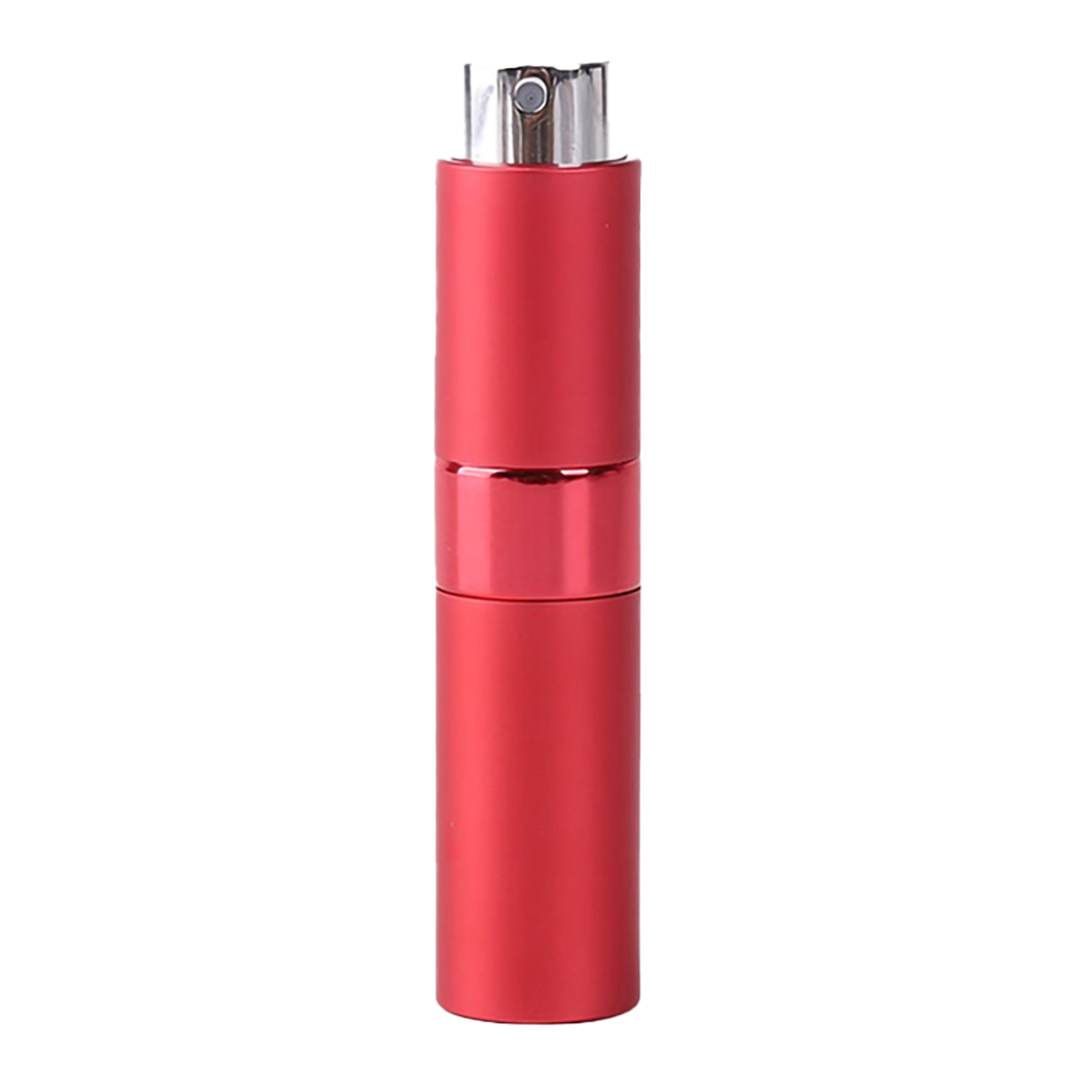 Parfum navulfles 8 ml Metaal Aluminium Hervulbare parfumfles Spuitfles Draagbare verstuiver Parfum Reizen: Rood