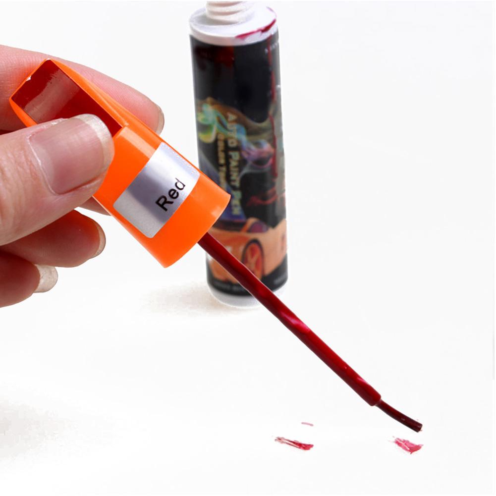 Reparación de Pintura de automóviles, bolígrafo reparador para arañazos, lápiz táctil de pintura roja, negra, blanca, plateada y gris
