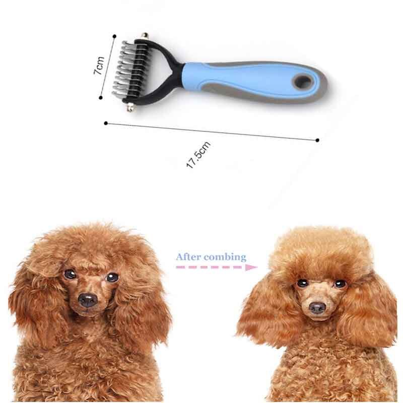 Kamm Für Hunde Haar Trimmer Haustier Dematting Kamm Haustier Quita Pelos Mascota Detangler Pelz Trimmen Pflegenwerkzeug Für Verfilzte Lange haar