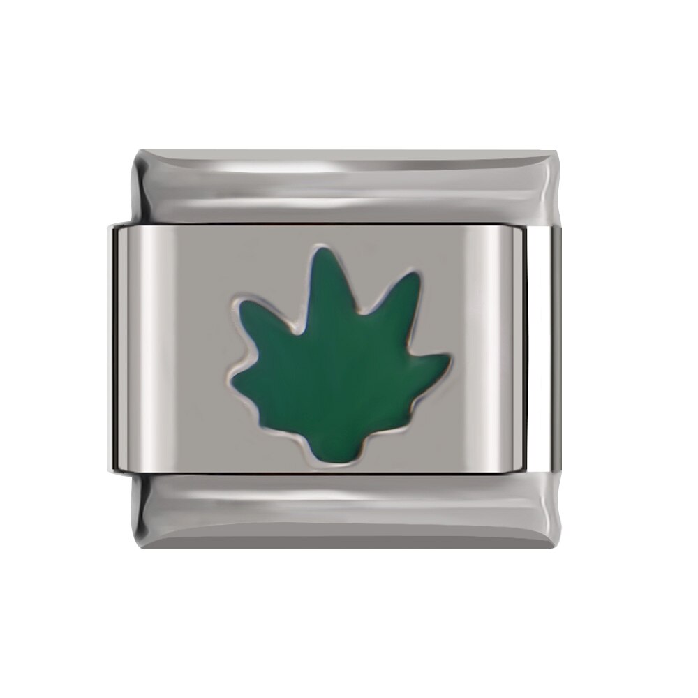 Hapiship Bracelet Charms Leaf Peace Butterfly Star High Heels Daisy Fit 9mm Bracelet Stainless Steel Diy Making F1