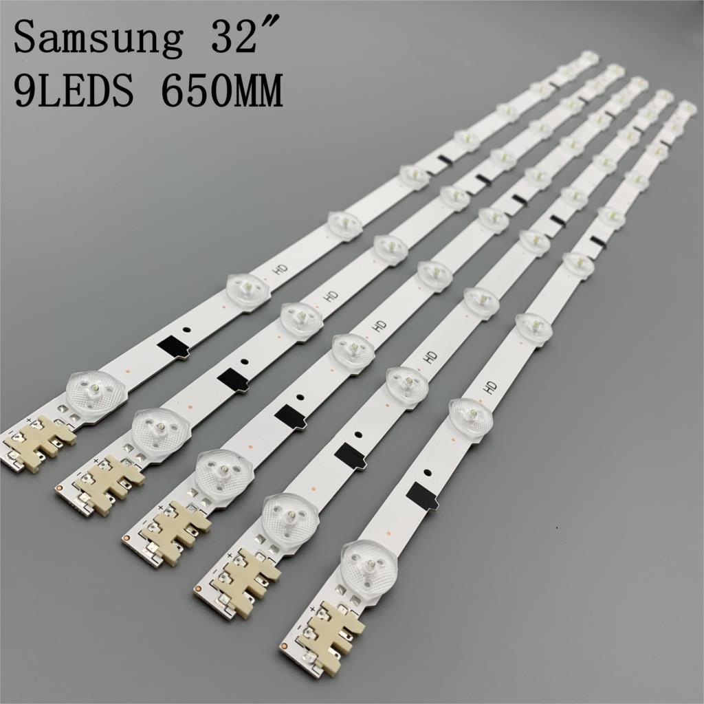5 Pcs X 32 Inch Led Backlight Lamp Strip Voor Samsung 32 ''Tv UA32F4088AR 2013SVS32H D2GE-320SC0 9-leds 650 Mm