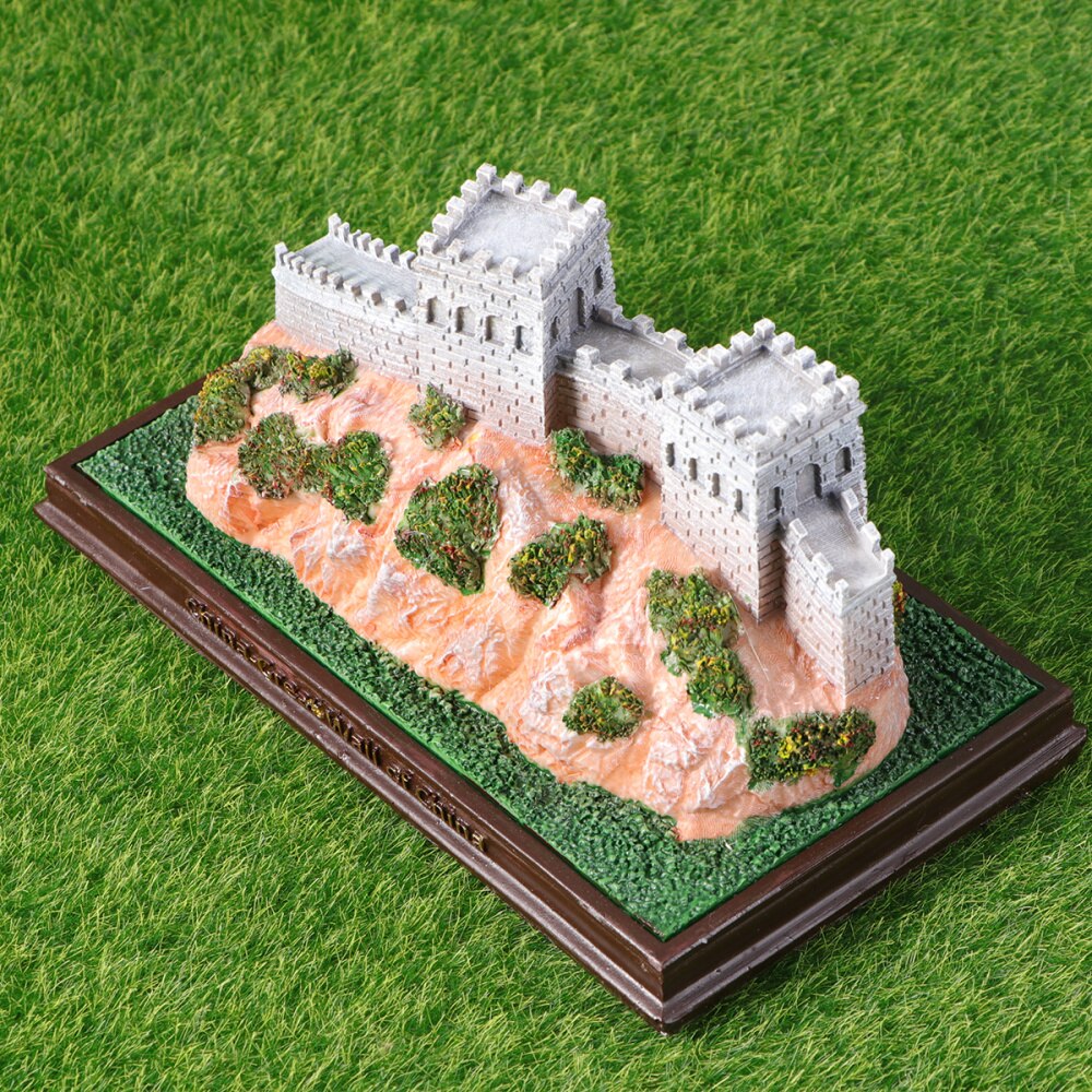 1pc Classical Architecture Model Great Wall of China Model Architectural Furnishing Articles Ornaments Props for Home Decor