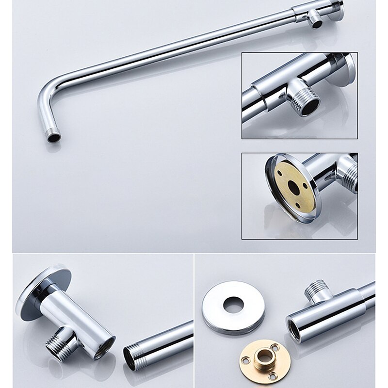 90/135 grad Dusche Kopf Verlängerung Arm Multisize Edelstahl Wand Montiert Rohr Dusche Kopf Arm für Bad Ersatz