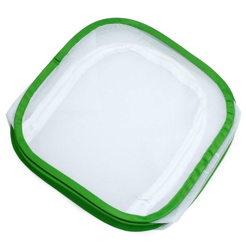 Insekten und Schmetterling Lebensraum KäFeige Terrarium -hoch 12x12x12 Zoll (Weiß + grün)