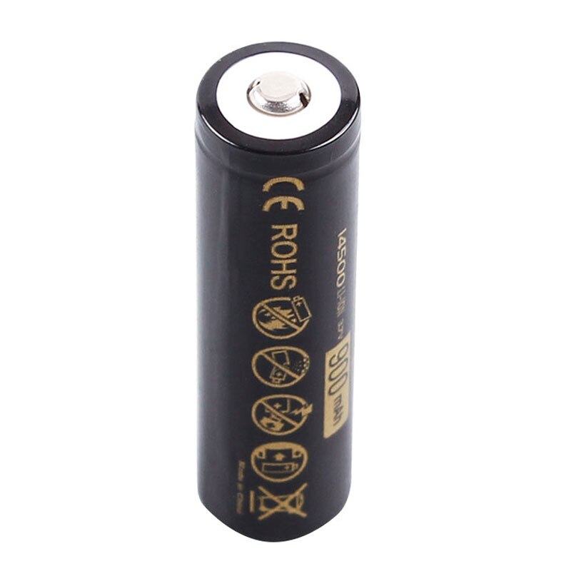 Sofirn 14500 Battery Kit - Including 1pcs 14500 Rechargeable 3.7V AA Lithium Battery & 1pcs Single Slots USB Battery Charger