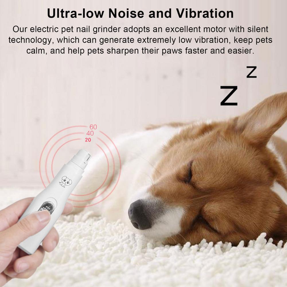 Dog Nail File Electric Pet Nail Grinder Pet Nail Clipper Scissors Pet Dog Cat Nail Toe Claw Clippers Animals Pet