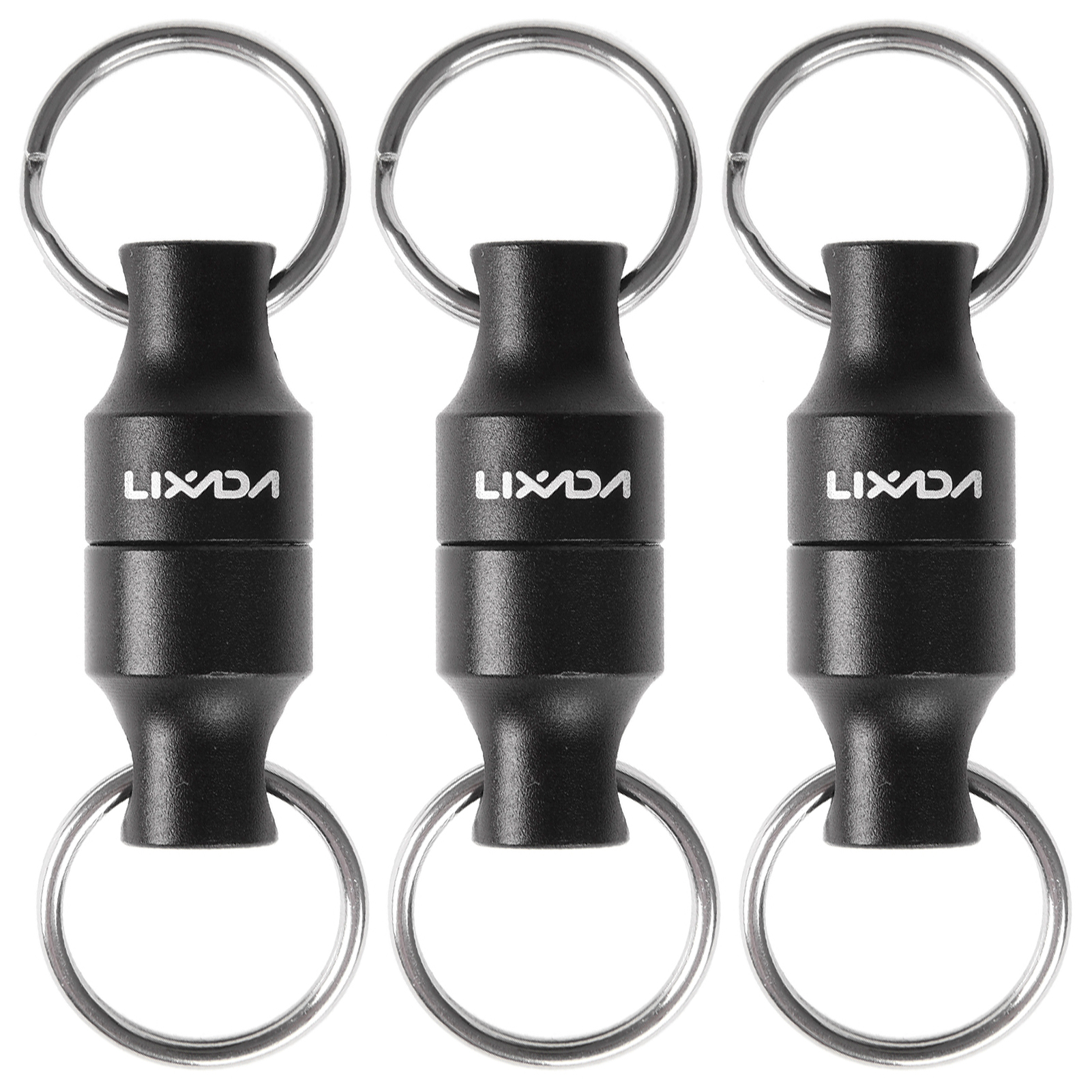 Lixada Clip Vissen Magnetische Net Release Houder Keeper Magneet Clip Schepnet Connector Houder Vissen Magnetische Clip: Bruin