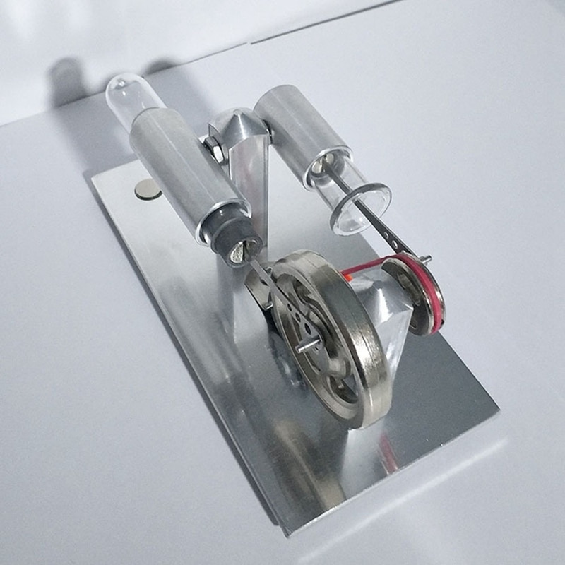 Gtbl mini stirling motor ekstern forbrændingsmotor mikrogenerator fødselsdag dampmaskine model videnskab og uddannelse t
