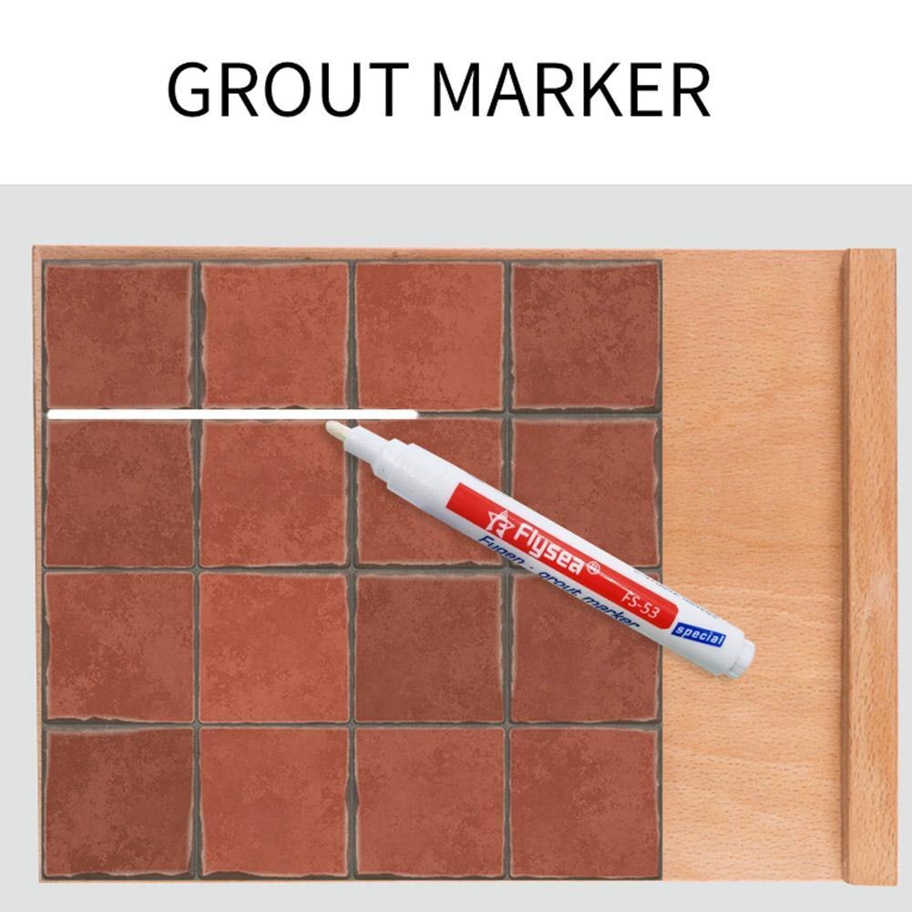 Color Pen White Tile Refill Grout Pen Tile Gap Repair Bathroom Porcelain Filling Waterproof Mouldproof Cleaner Agents Paint