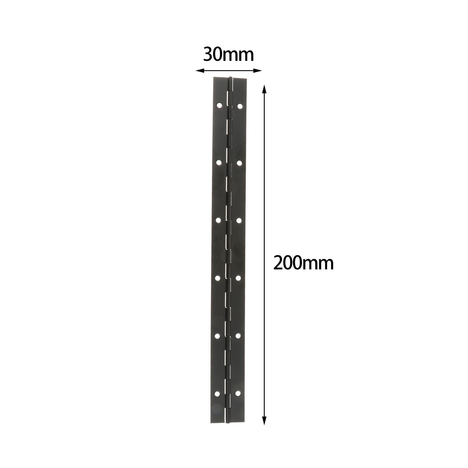 Stainless Steel Piano Hinge with Holes Fixed Folding Continuous Hinges Furniture Accessories for Window Door Cabinet Woodworking