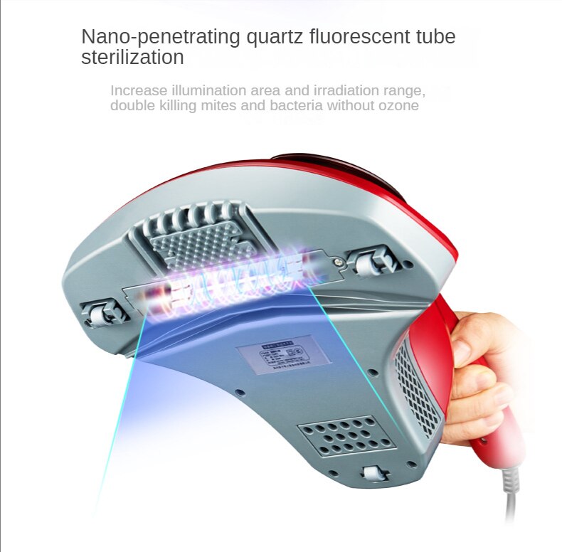 Handheld Mite Removal Machine Vacuum Cleaner UV Mite Removal Instrument White Bed Wireless Mite Remover Cleaning Machine