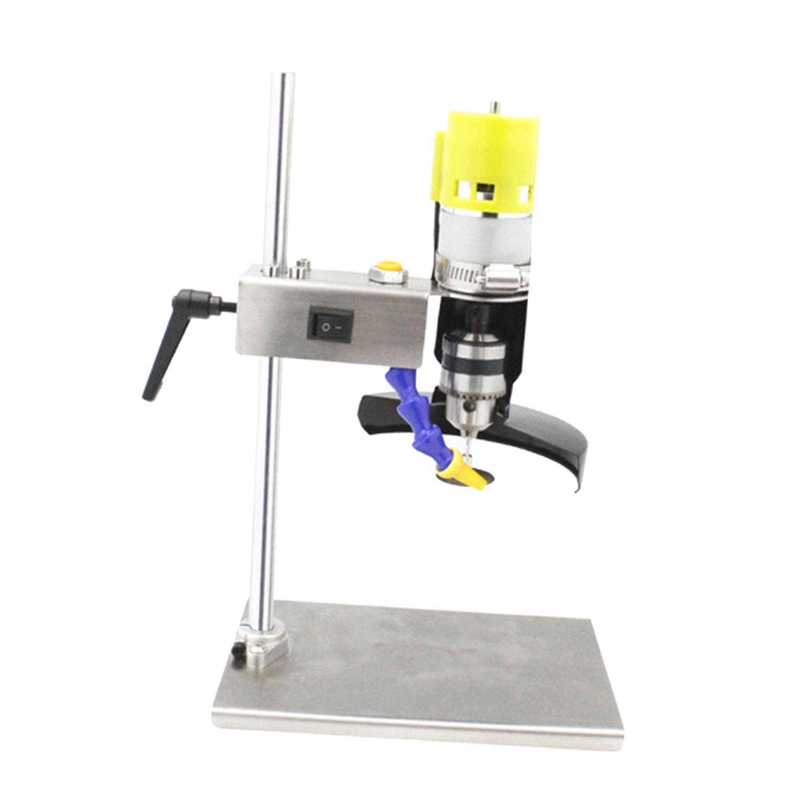 Glass Bottle Cutter Adjustable Stainless Electric Cutter Tool for DIY Oval Glass Bottle Beer Alcohol