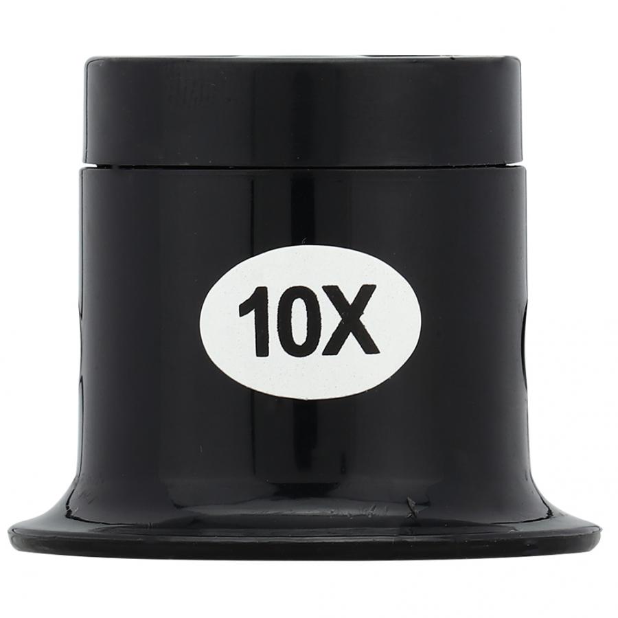 5X 10X Monocular Magnifier Eye Loupe Lens Loop Magnifying Optical Glass Plastic Jewelry Watch Repair Tool for Jeweler Watchmaker: 10X