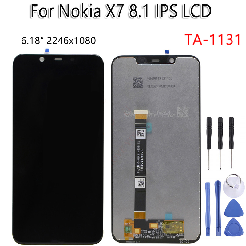 LCD Screen Digitizer Assembly for Nokia 2.1, 3.1, 5.1, 7.1, 8.1 - IPS Display