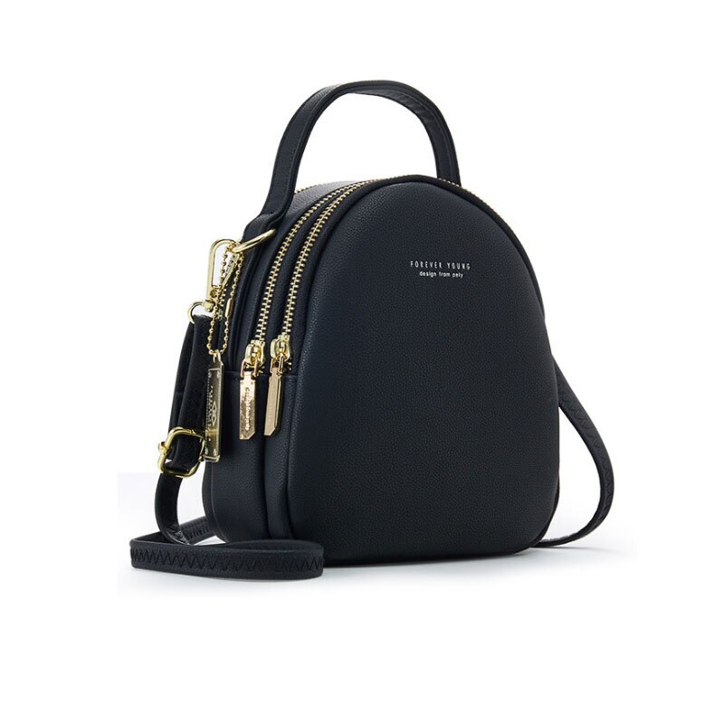 Meerlaagse schouderriem met rits, drielaagse kleine tas, dames crossbody tas, zomerse leeftijdsreductie, compact, voor twee doeleinden geschikt