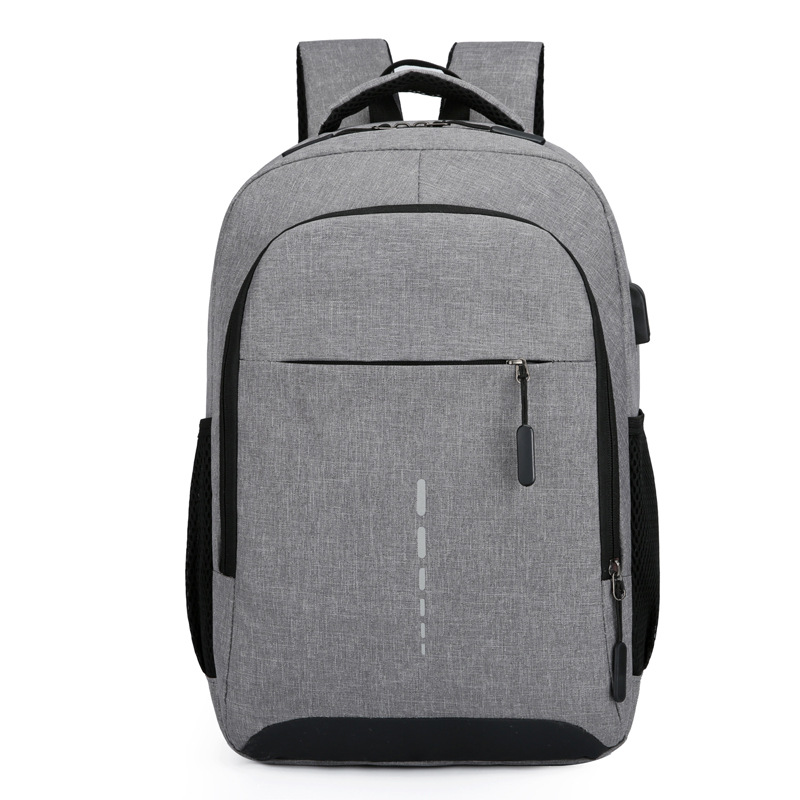 Einfacher und stilvoller Rucksack, multifunktion aler Rucksack mit großer Kapazität für Pendler, Geschäfts reisen, Computer-Tasche für Studenten: Grau