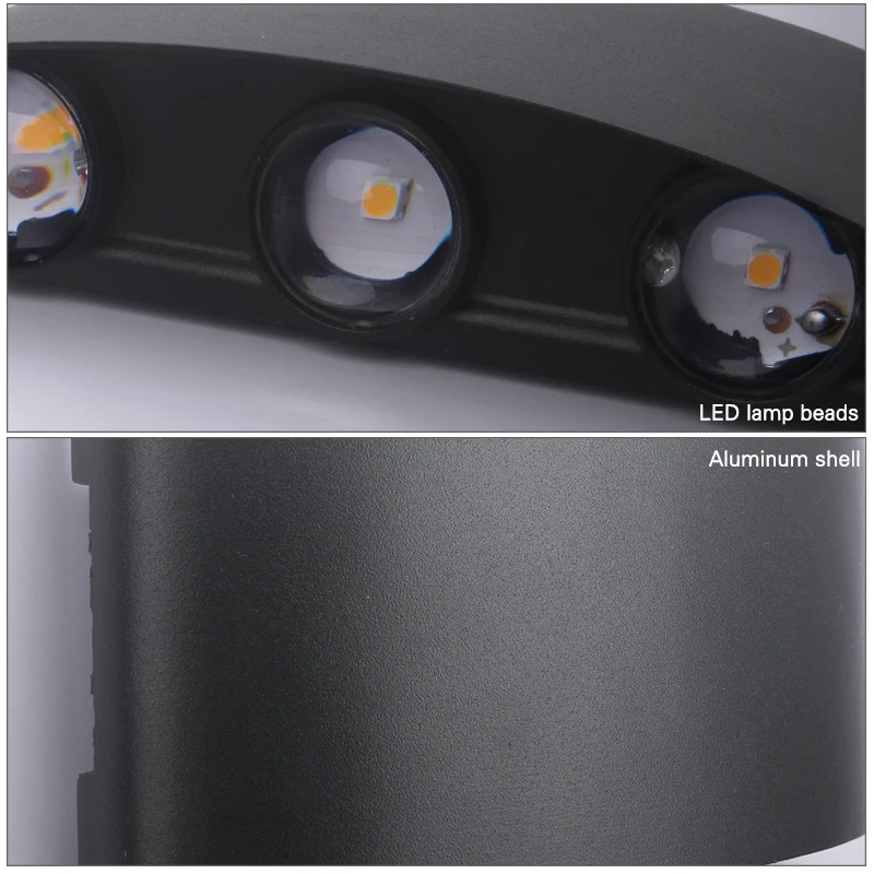 Moderne LED-wandlamp buiten waterdicht op en neer lamp tuin gang binnen slaapkamer woonkamer woondecoratie