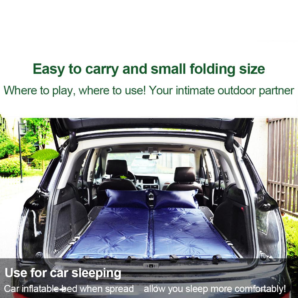 Cama de coche portátil, asiento trasero, colchón de aire inflable, colchón de aire de viaje, asiento trasero, almohadilla para dormir, Premium para acampar