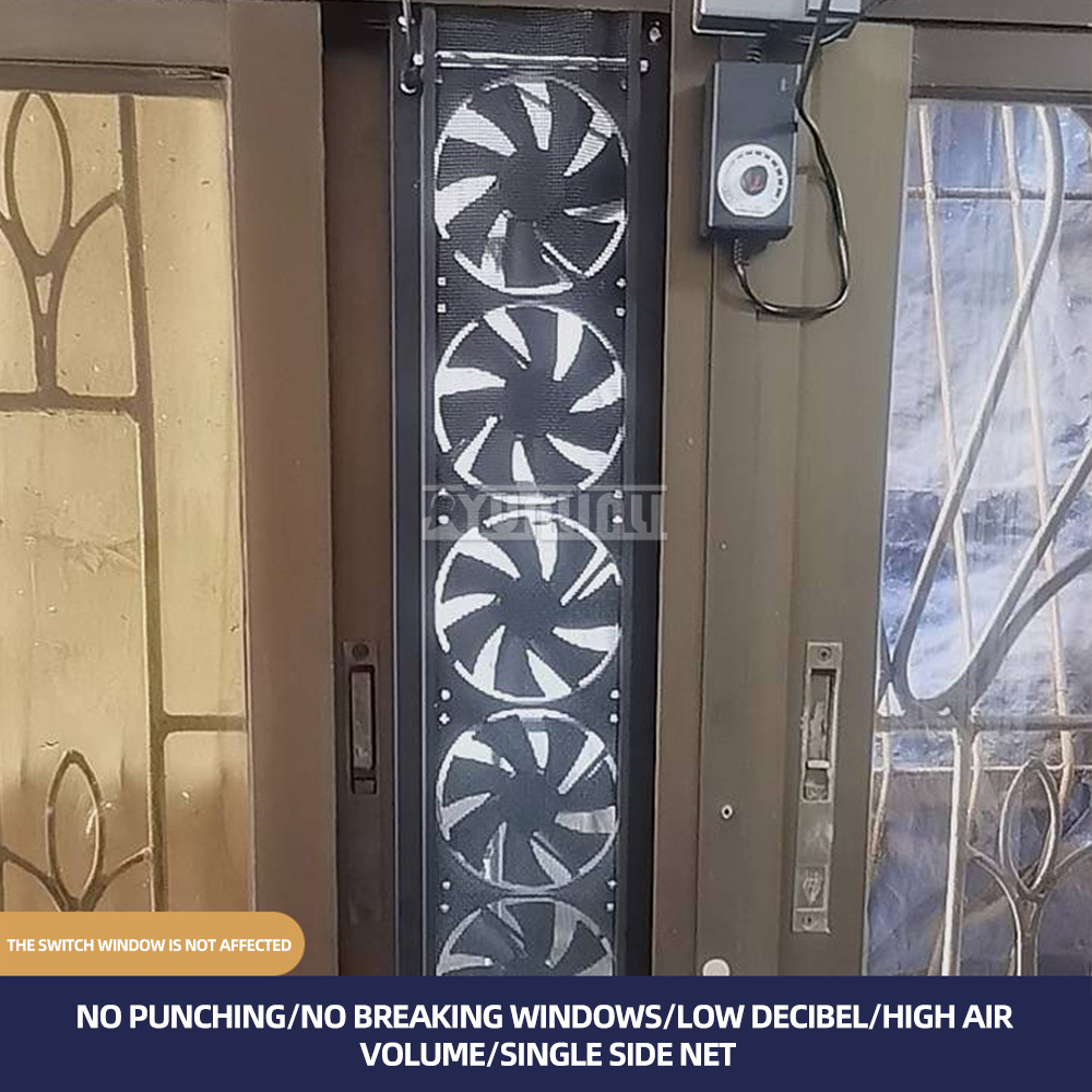 Window Exhaust Fan Silent Exhaust Machine Fresh Air Fan Efficient Kitchen Ventilation System Abluftventilator Für Küche