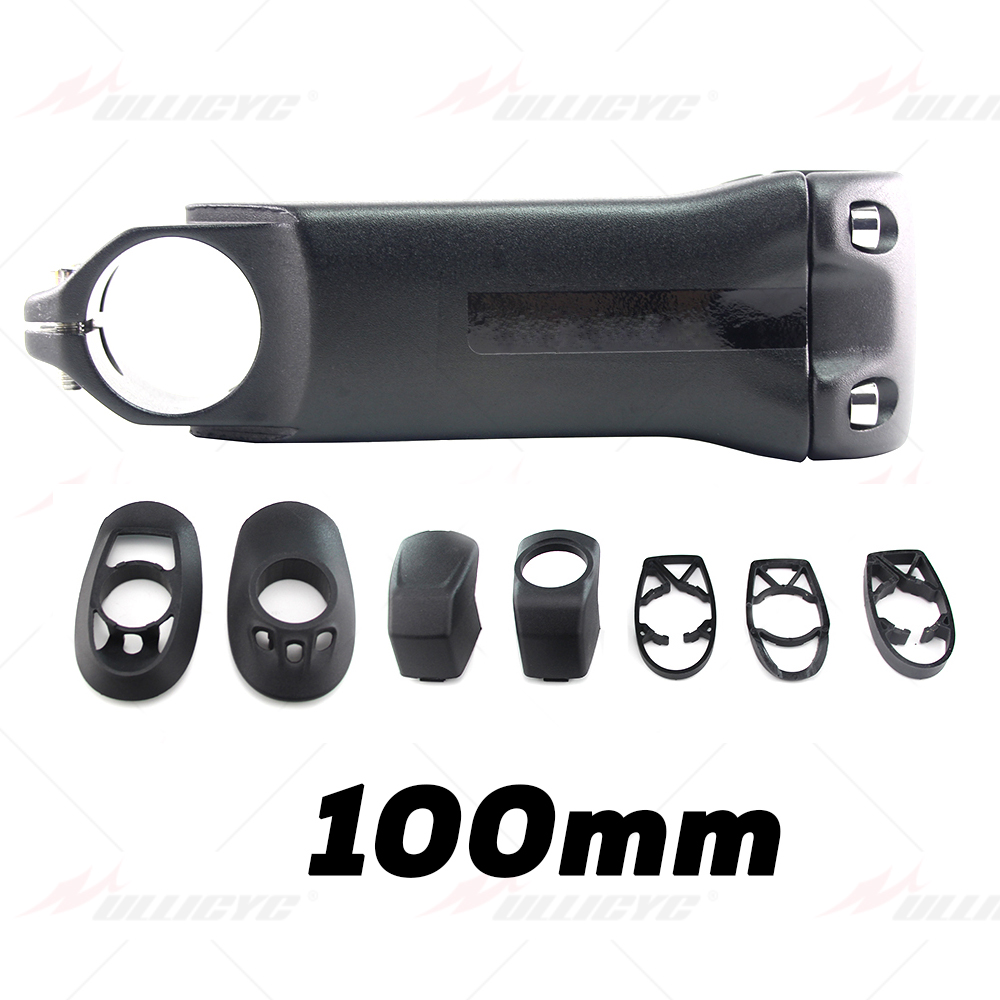 Carbonio integrato manubri S-W Aerofly carbonio manubrio opaco 31.8*400/420/440mm con attacco manubrio in lega VG 90/100/110mm: VG Stem parts 100mm