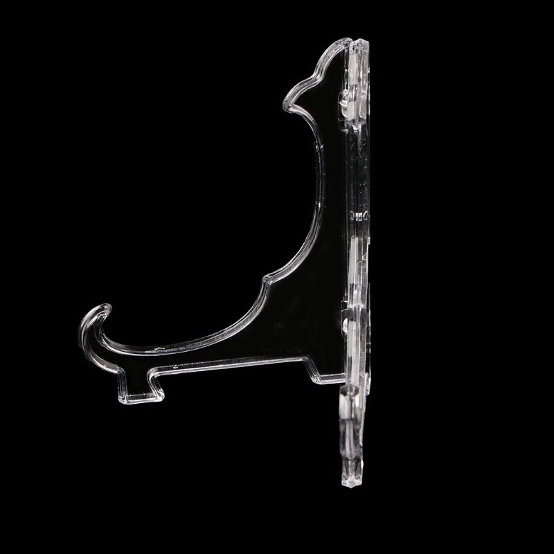 Plastic Display Stand Dish Rack Plate Bowl Picture Frame Photo Pedestal Holder