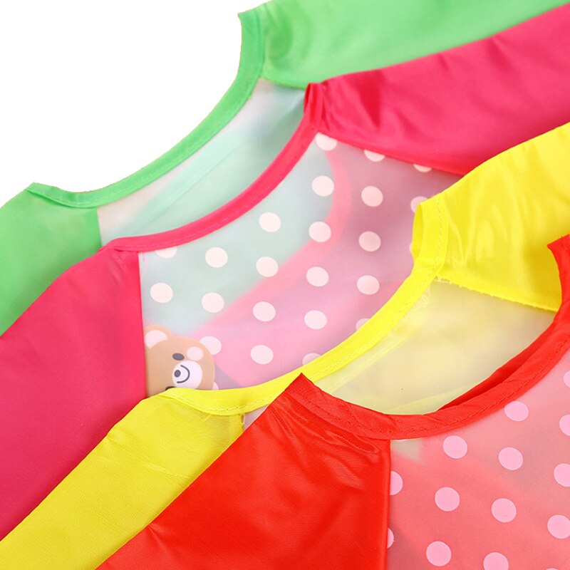 Baby Slabbetjes Baby Burp Doeken Peuter Sjaal Voeden Kiel Lange Mouw Waterdichte Overall Baby Dieren Babyvoeding Accessoires