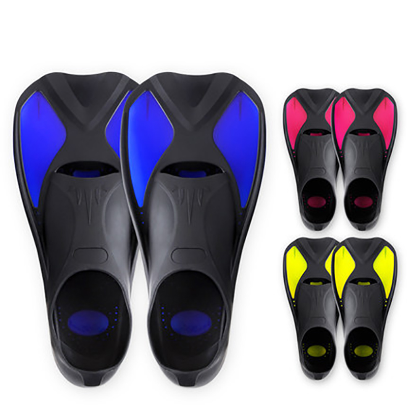 Universal Full Foot Short Fins Scuba Diving Swim Training Flippers XXS/XS/S/M/L/XL Kid Adult Swimming Fins Snorkeling Water Fin