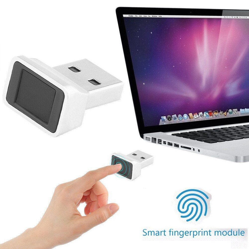 USB Fingerprint Reader Fingerprint Scanner Module for Computer Notebook Desktop 360 Degree Matching Device