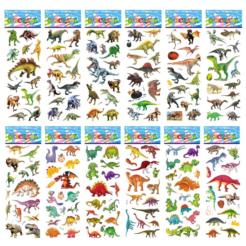 12 Sheets/Pack Kids Stickers Toy Cute Seabed Animals Fishes PVC Sticker for DIY Scrapbooking Diary Phone Stickers: 6