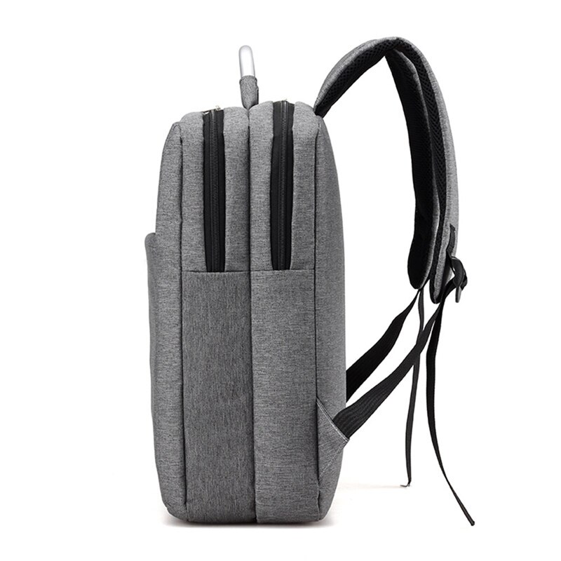 Mochila cuadrada sencilla para hombre, bolsa de tela Oxford para ordenador portátil de negocios, resistente al agua, de ocio, de , nueva