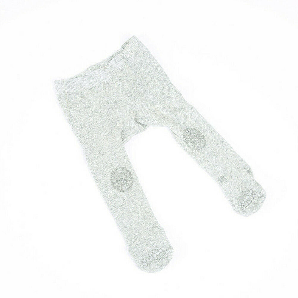 Schattige 1PCS Pasgeboren Peuter Baby Baby Meisjes Jongens Zachte Panty Kous Winter Panty Effen Baby Panty: Light Gray / 6m