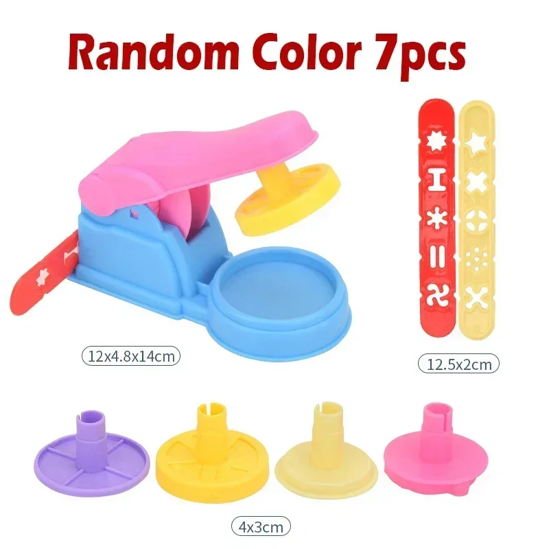 7/8/22PCS Kids DIY Clay Tool Play Dough Tool Kit Various Animal Molds Cutters Rolling Pins Plasticine Molds Clay Accessories: Blue