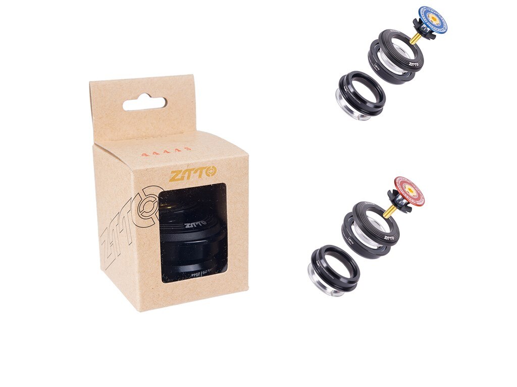 Bicycle Headset 44mm Bearing MTB Bicycle Tapered Straight Fork Integrated Angular Contact Bearing aluminum alloy Bearing