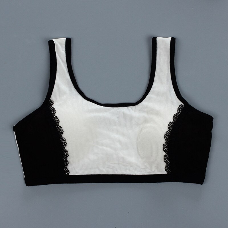 Lace Girls Bra Vest Underwear Suspenders Summer Thin Breathable Elastic Adolescence Period 13-23 Years