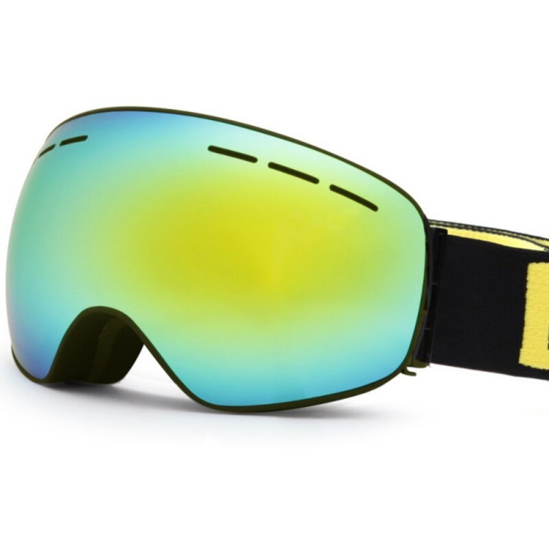 Skibrillen met dubbele laag sneeuwscooter man vrouw skiën  uv400 anti-condens snowboardbril grote mannen vrouwen skibrillen: C