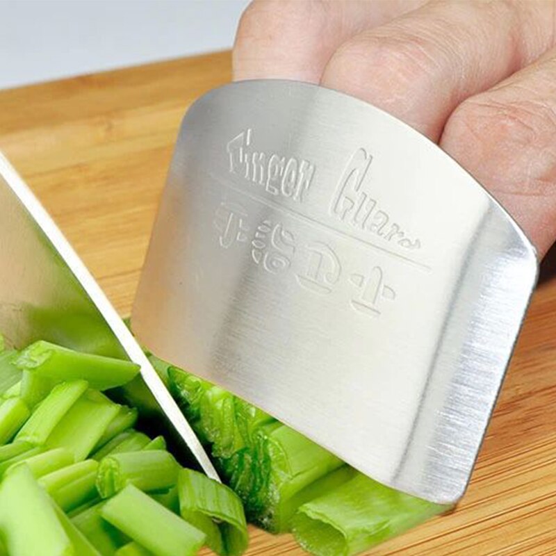 Stainless Steel Hand Guard Finger Protector for Cutting Kitchen Cooking Tools Chop Safe Slice Tools Hand Protecter