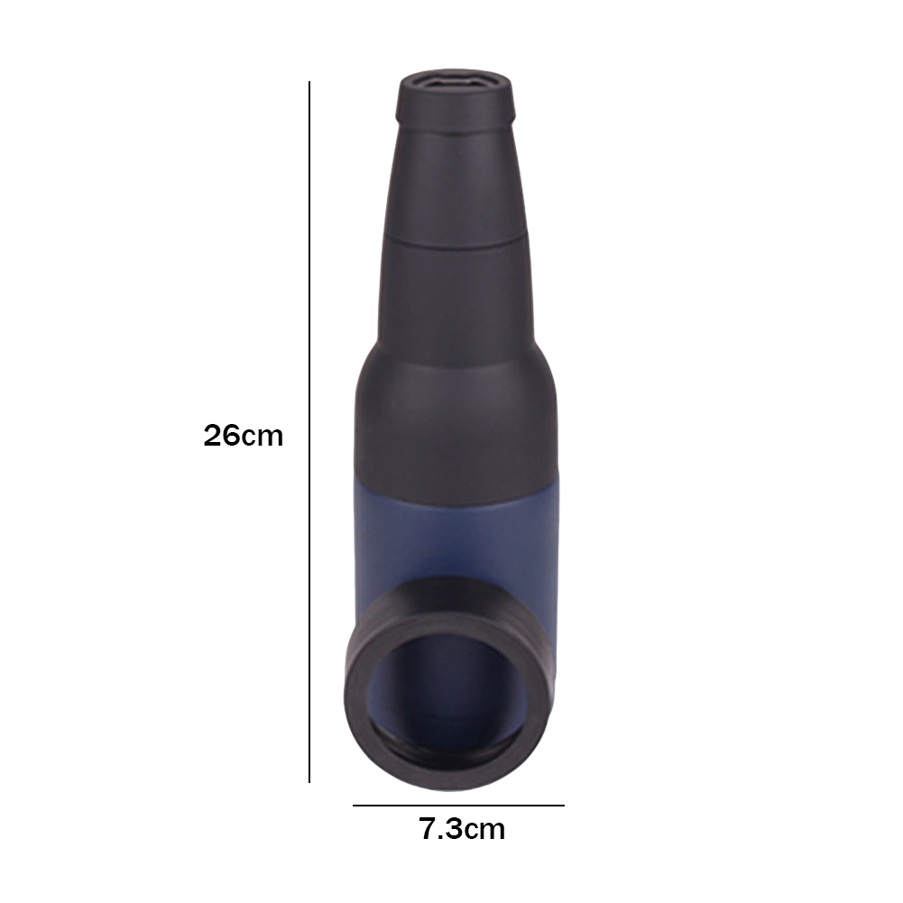 Double Wall Vacuum Insulated Bottle Cola Vacuum Flask 12oz Drink Can Bottle Holder 3 in 1 Stainless Steel Beer Tank with Opener: Orange