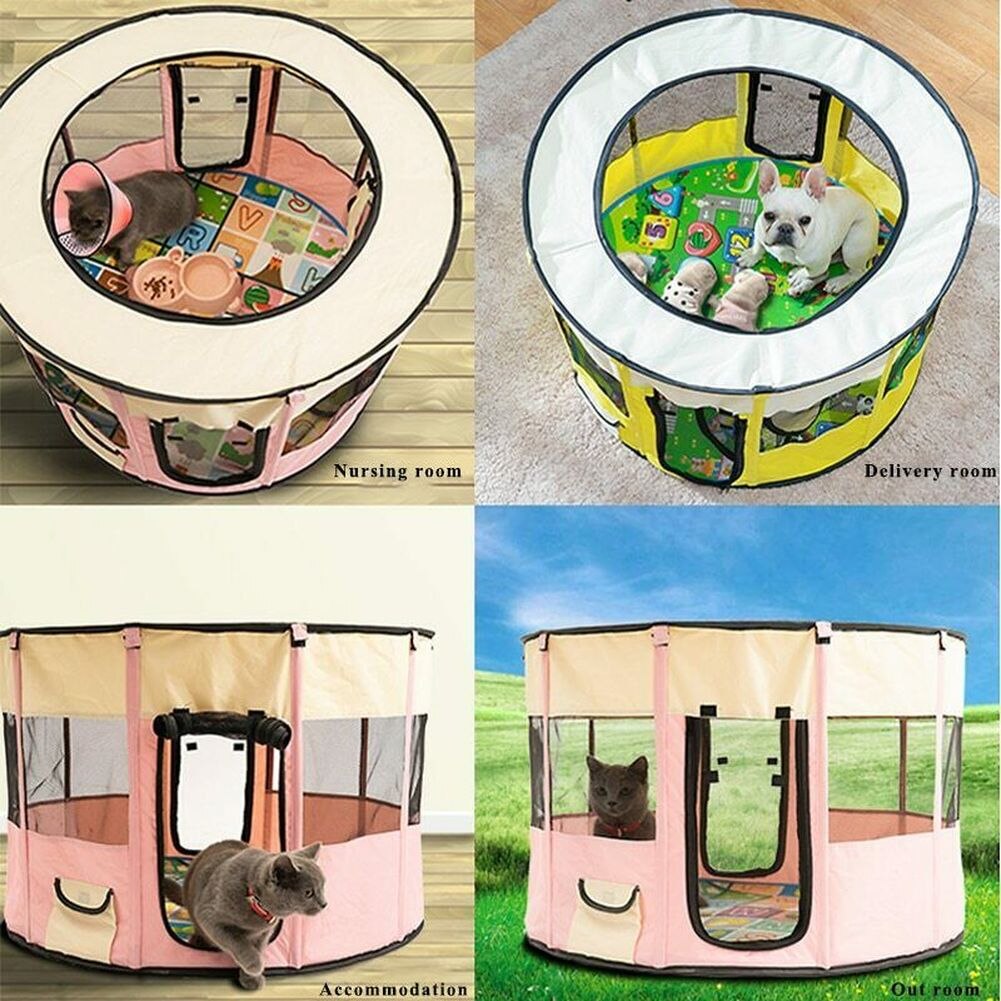 Outdoor Dog Cat Kennels Fences Pet Tent Houses For Small Large Dogs Foldable Playpen Indoor Puppy Cage Dog Crate Room