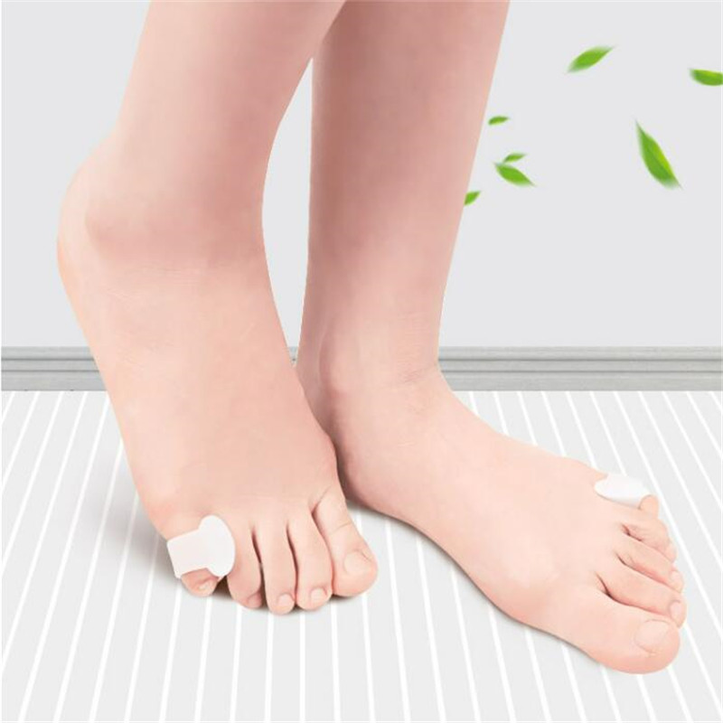 2 Stuks Teenseparators Teen Siliconen Bunion Guard Voetverzorging Orthopedische Vinger Teen Separator Correctie Pad Foot Care Tool