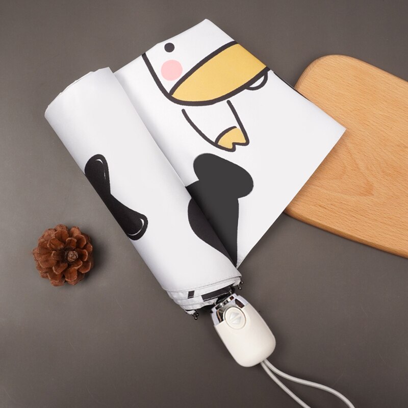 Hond Patroon Paraplu Pocket Paraplu Drie Vouwen Verse Party Honden Parasol Zonnige Regenachtige 4 Kleur Paraplu Vrouwen