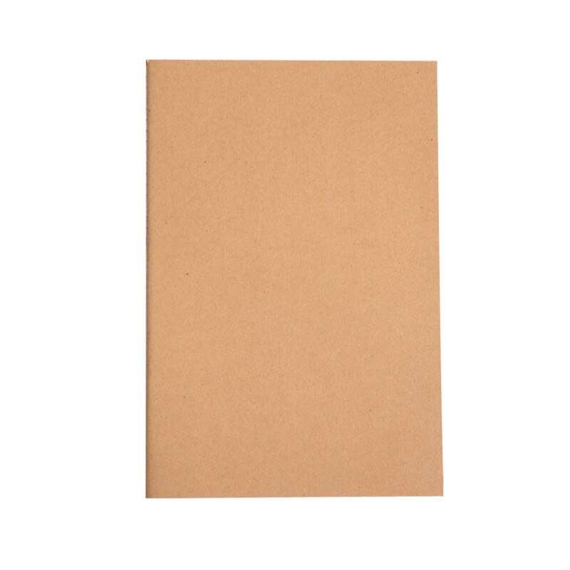 A4/A5/B5 Zwart Kraft Cover Dagboek Notebook 80G Papier Gevoerd Rooster Notepad Planner Agenda Dagboek Kantoor schoolbenodigdheden Briefpapier