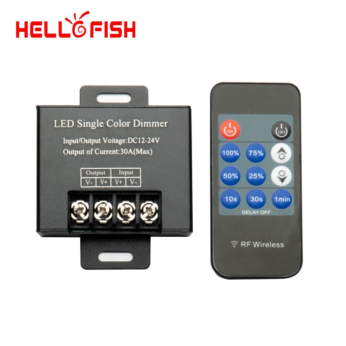 Led Strip Licht Controller Rgb Enkele Kleur Led Dc 5V 12V 24V 30Ape High Power Modulator