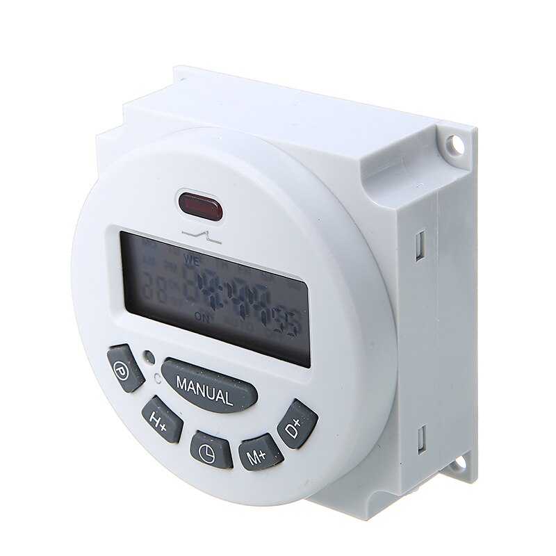 Mini Digital Time Programmable Switch 12V/24V/220V LCD Power Programmable Relay Timer For Household Appliances Automatic Control