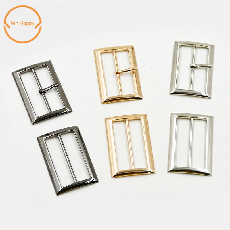 10 stks/partij 20mm/25mm/30mm/40mm/50mm zilver brons goud Vierkante metalen schoenen tas Gespen decoratie DIY Accessoire Naaien