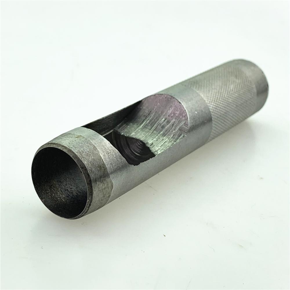 Halfronde vorm V vorm leer DIY ponsen handwerk gereedschap riem ronde filet vormige pons met staart gesneden staal leer DIY snijden 20-45mm - België