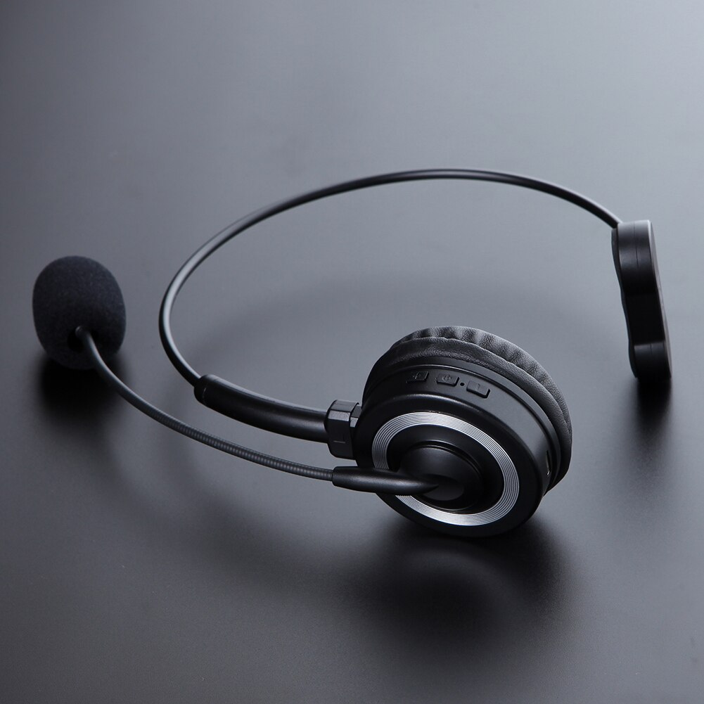 BH69 USB Bluetooth-compatible Call Center Headset Wireless Handsfree Headphones With Mic Noise Cancelling For Office Outdoor