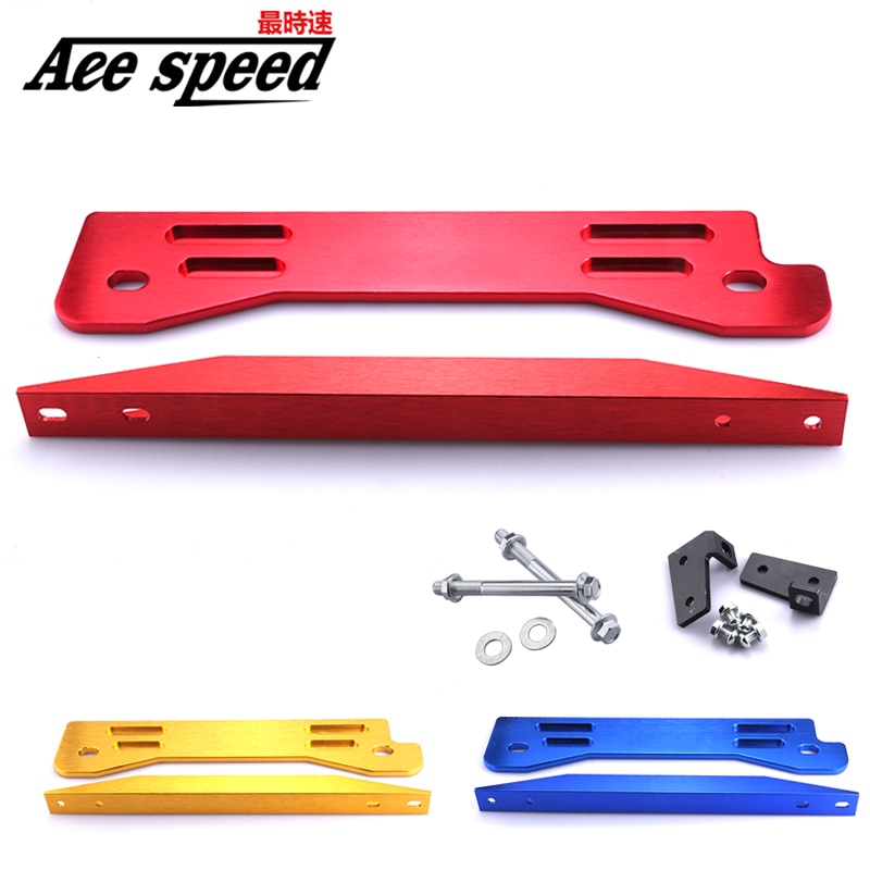 Car Billet Aluminum Rear Subframe Bar + Lower Tie Bar For Honda Civic
